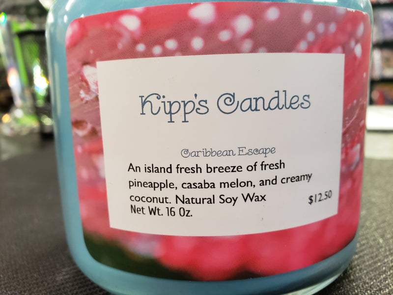 Caribbean escape double wick 16 oz candle