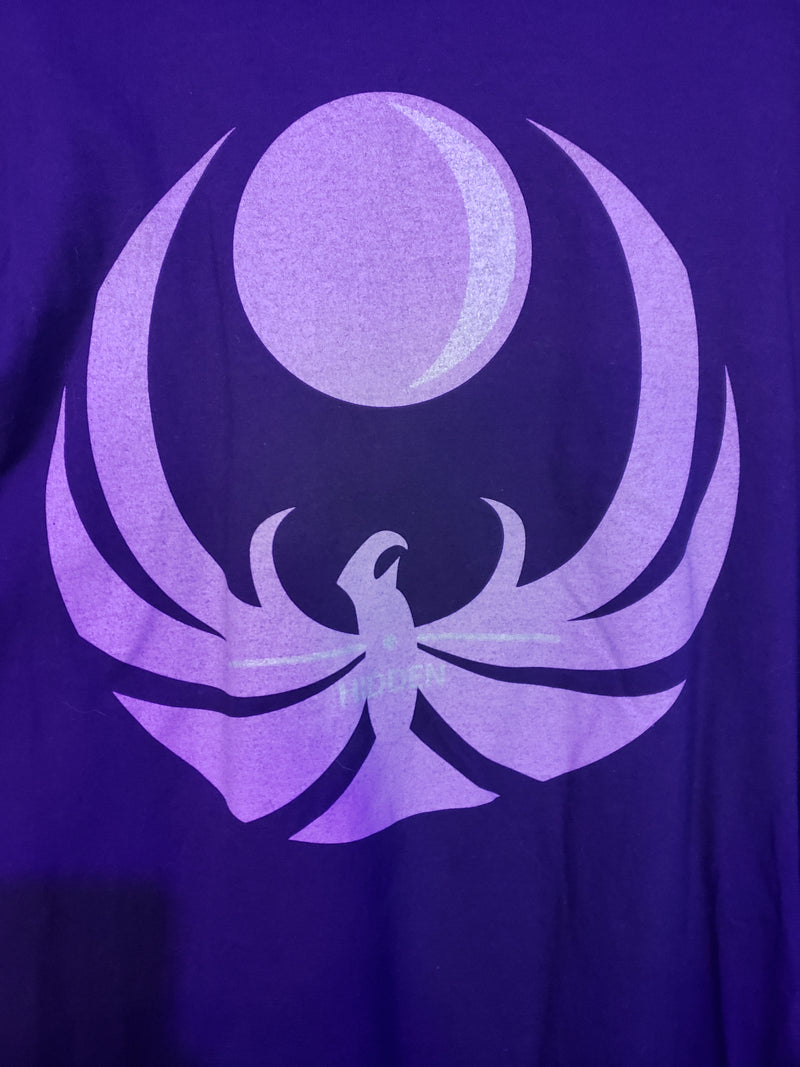 Loot Crate Elder Scrolls V Skyrim NIghtingale symbol black light reactive t-shirt M