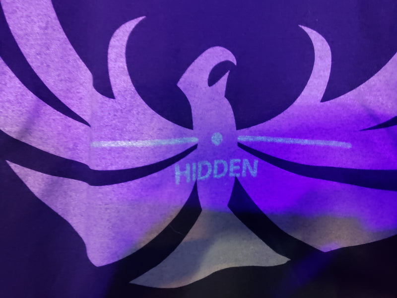 Loot Crate Elder Scrolls V Skyrim NIghtingale symbol black light reactive t-shirt M