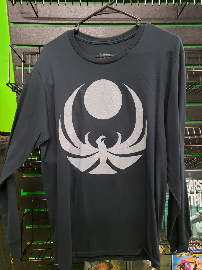 Loot Crate Elder Scrolls V Skyrim NIghtingale symbol black light reactive t-shirt M
