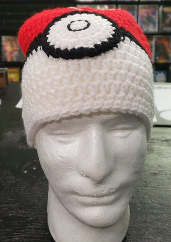 Adult Pokemon Pokeball knitted winter hat
