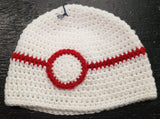 Child Pokemon Premier Pokeball knitted winter hat