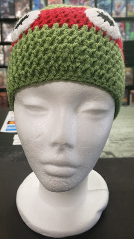 Ninja Turtle Raphael child knitted winter hat
