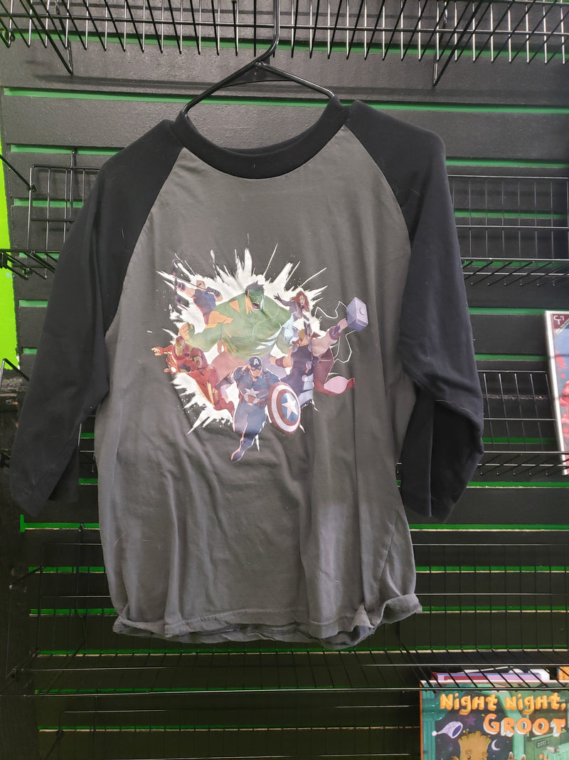 Avengers 3/4 sleeve t-shirt size M