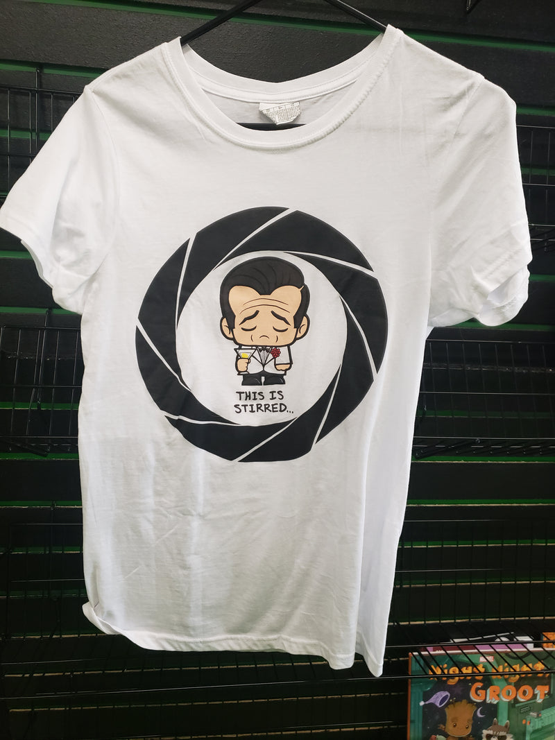 James Bond This Is Stirred women's t-shirt size L