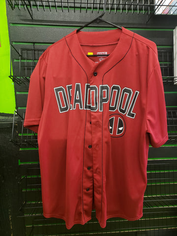 Deadpool polyester baseball shirt size L