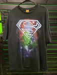 Colorful Superman symbol shirt size XL