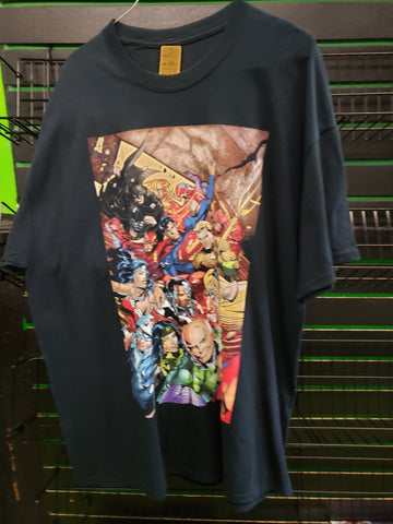 Justice League humorous photo shirt size XL