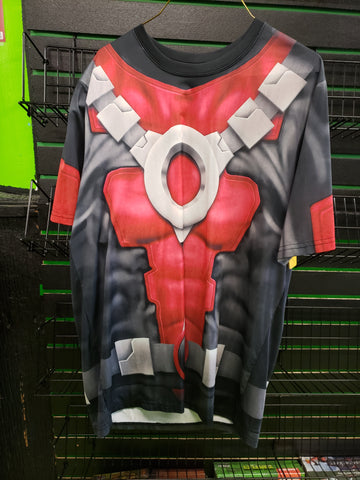 Deadpool cosplay polyester shirt size XL