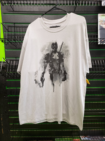 Deadpool gray and black shirt size XL