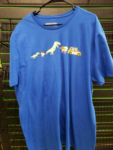 Jurassic Park chibi shirt size XXL