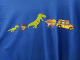 Jurassic Park chibi shirt size XXL