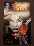 Shi: Way Of The Warrior #5 autographed VF