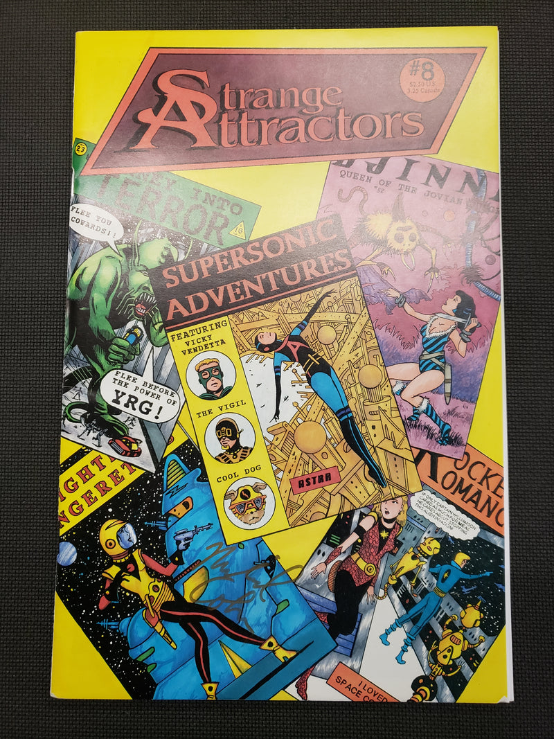 Strange Attractors (vol 1) #8 SIGNED NM