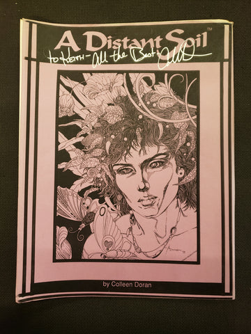 A Distant Soil autographed mini poster by Colleen Doran