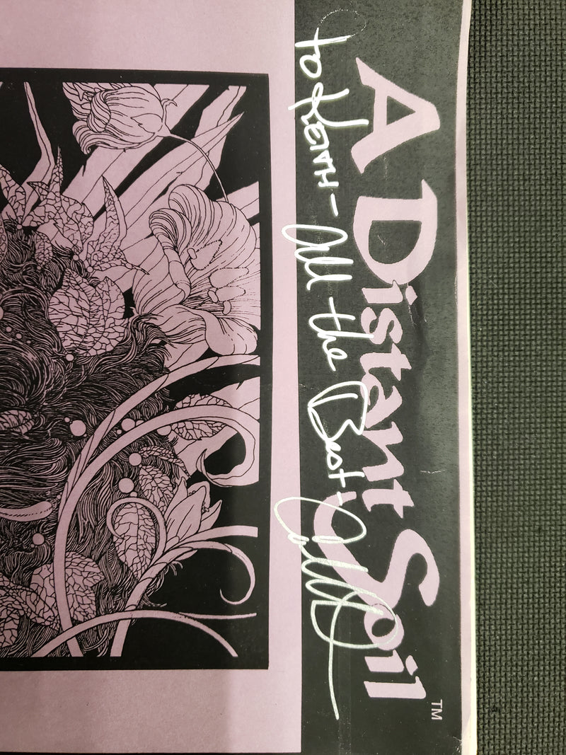 A Distant Soil autographed mini poster by Colleen Doran