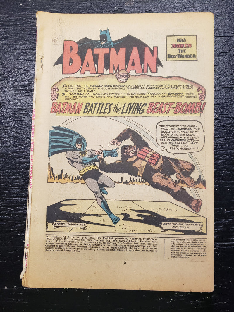 DC Special (Super-Heroes battle Super-Gorillas) #16 FR