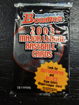 2003 Bowman MLB Baseball cards pack
