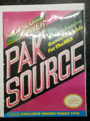 Nintendo Power Pak Source Comprehensive 1990 Nintendo NES Video Game Guide Magazine