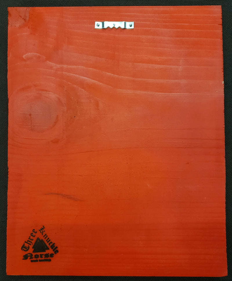 Red Lantern Corps Wooden Wall Plaque