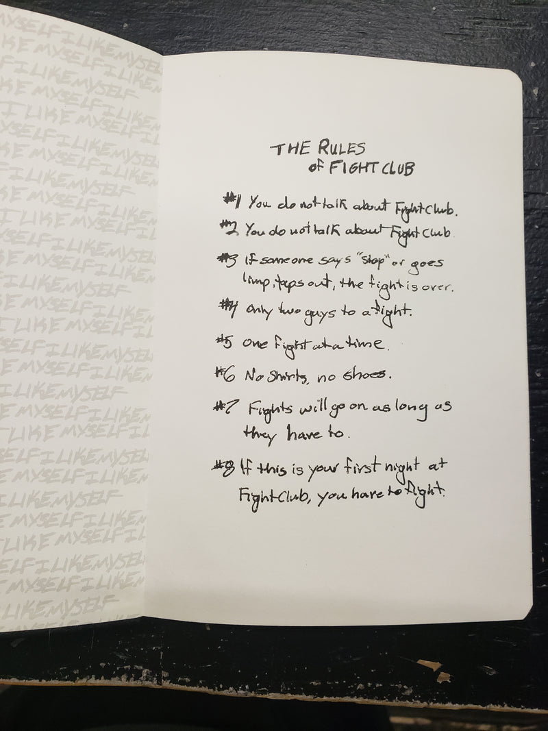 Fight Club "I am Jack's Thoughts" Loot Crate Ruled Journal