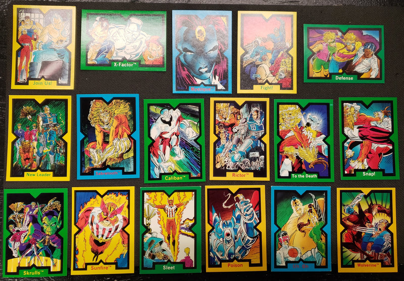 1991 X-Force Complete Card Set