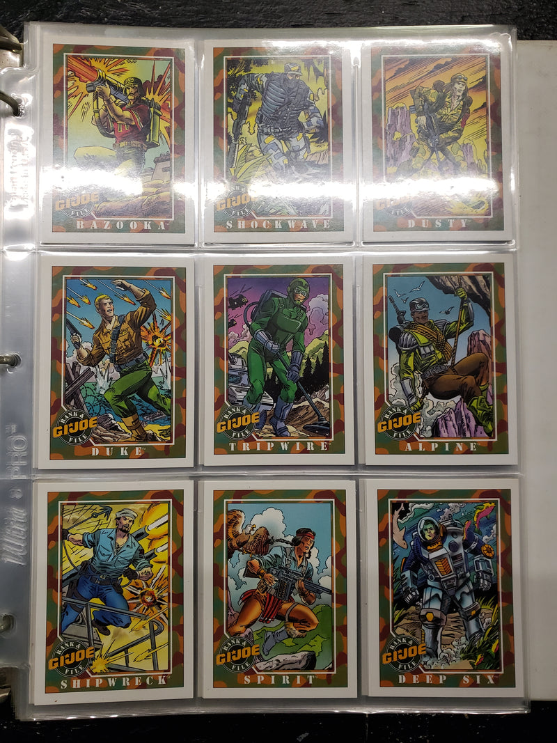 1991 Hasbro G.I. Joe Complete Trading Card Set