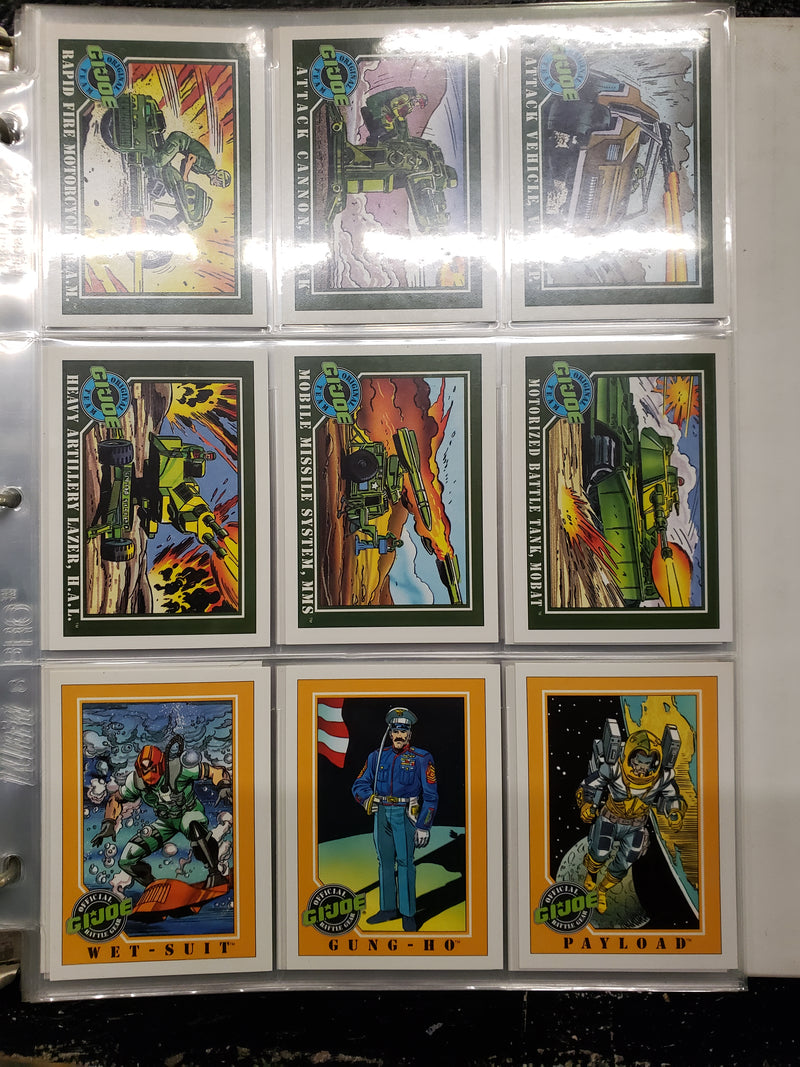 1991 Hasbro G.I. Joe Complete Trading Card Set