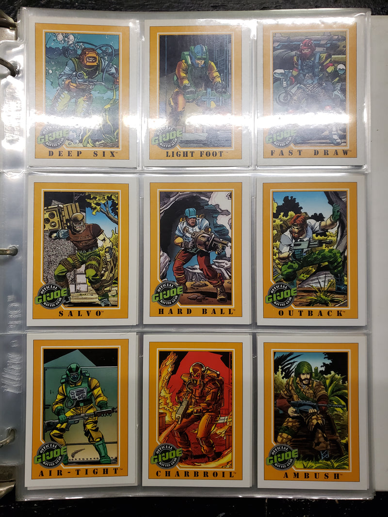 1991 Hasbro G.I. Joe Complete Trading Card Set