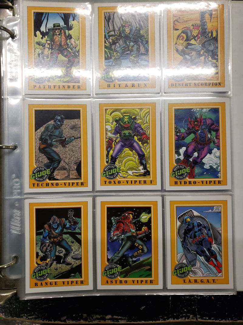 1991 Hasbro G.I. Joe Complete Trading Card Set