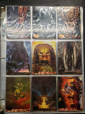 1994 Aliens Vs Predator Complete Trading Card Set