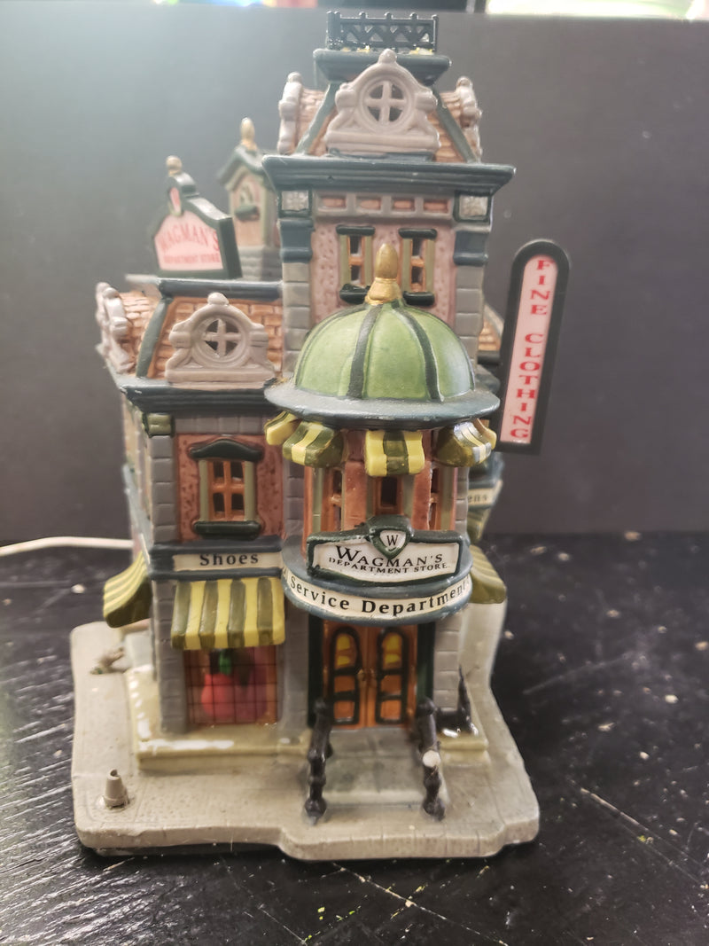 2005 Lemax Wagman's Department Store Ceramic Building