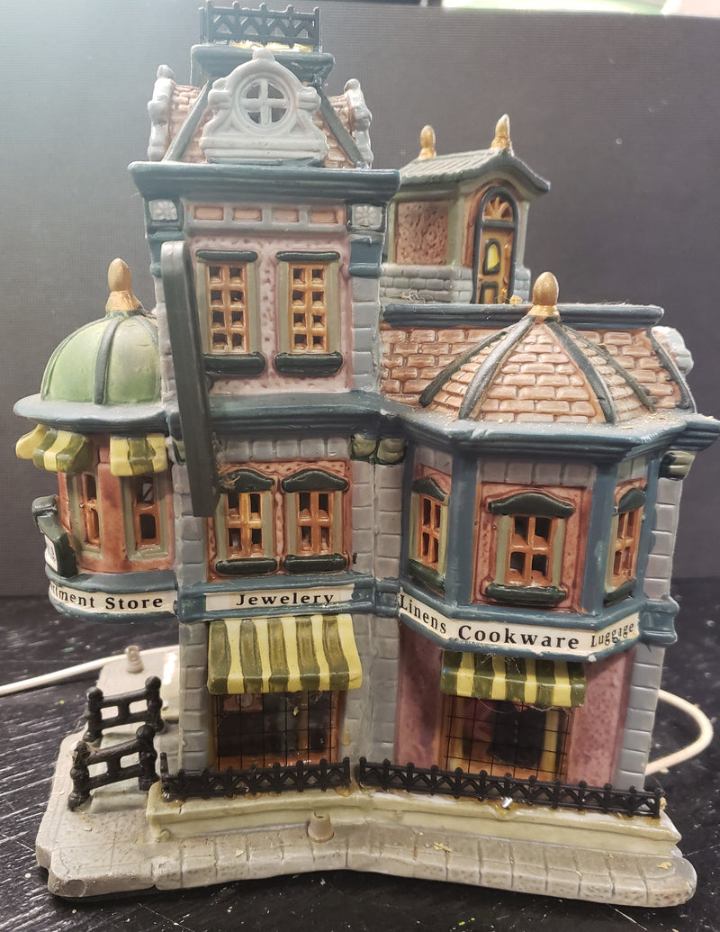 2005 Lemax Wagman's Department Store Ceramic Building