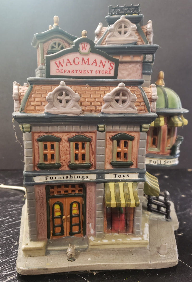 2005 Lemax Wagman's Department Store Ceramic Building