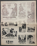 "The Hills Run Red" Original Movie Ad Clip Art Print