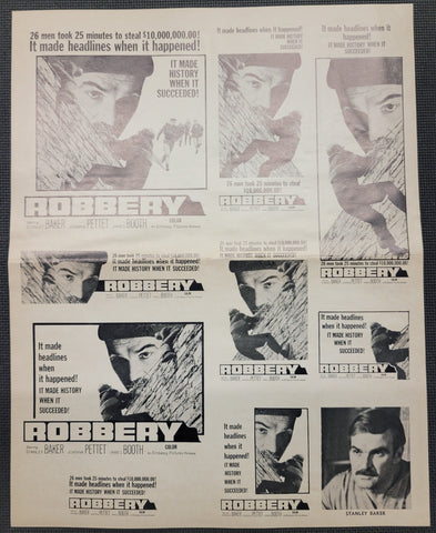 "Robbery" Original Movie Ad Clip Art Print