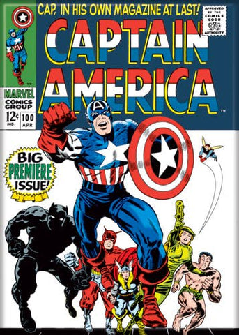 Marvel Comics Captain America #100 Magnet 2.5" x 3.5"