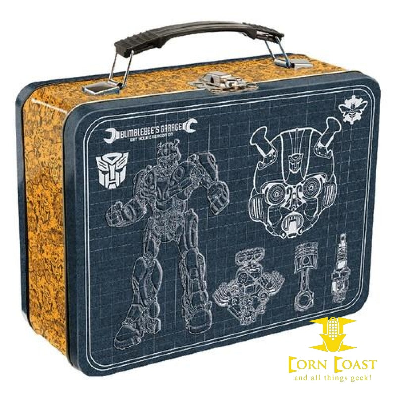 Transformers Bumble Bee Large Tin Tote lunchbox - Corn Coast Comics