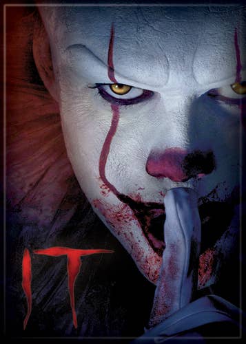 IT Movie 2017 Pennywise and Logo Magnet 2.5" x 3.5"