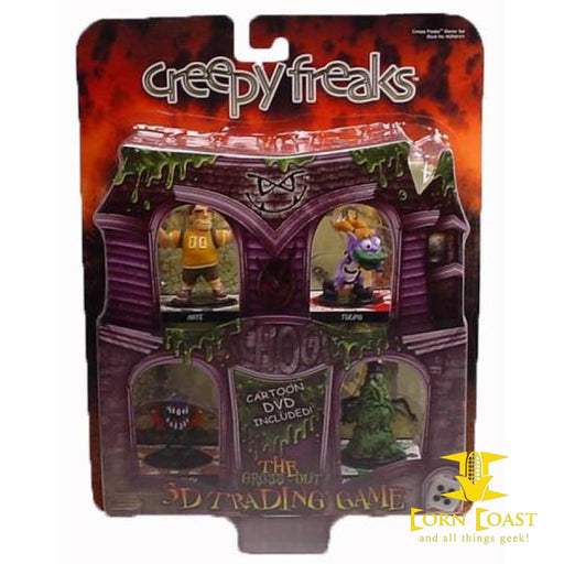 3D Trading Game Creepy Freaks Starter Set Cartoon DVD 