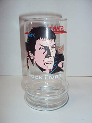 Spock Lives 1984 Taco Bell glass
