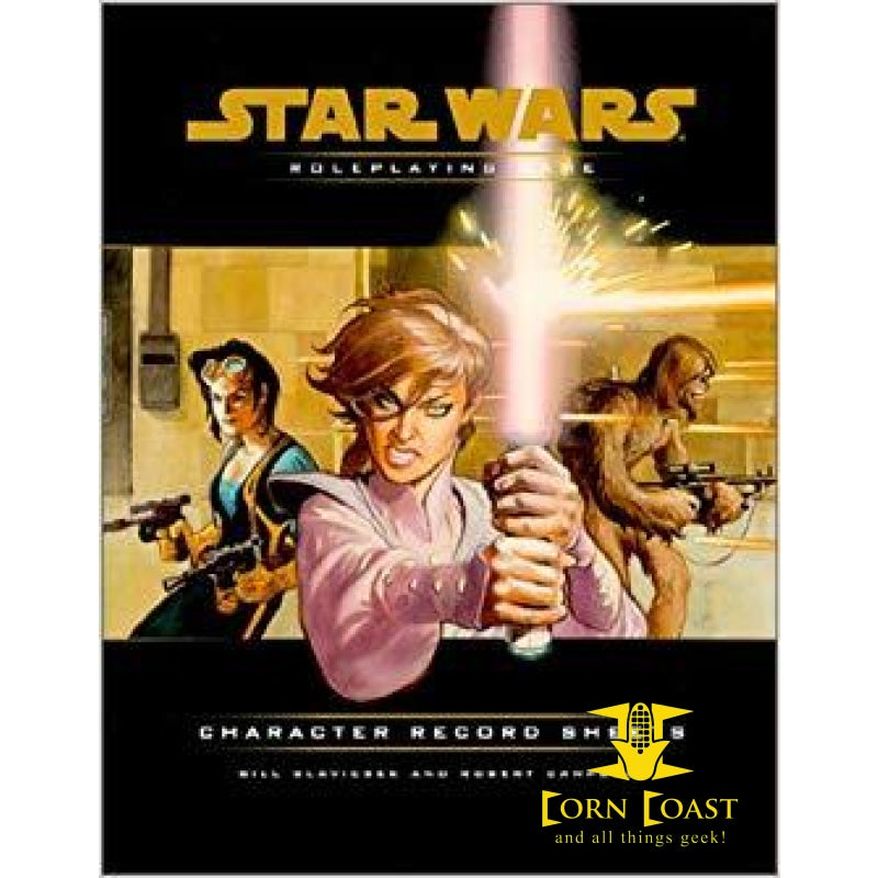 Star wars roleplaying game character record sheets - Corn Coast Comics