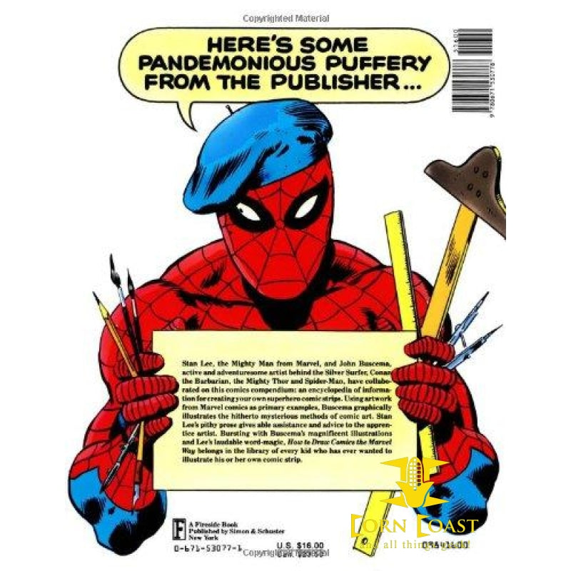 How To Draw Comics The Marvel Way Paperback - Corn Coast Comics