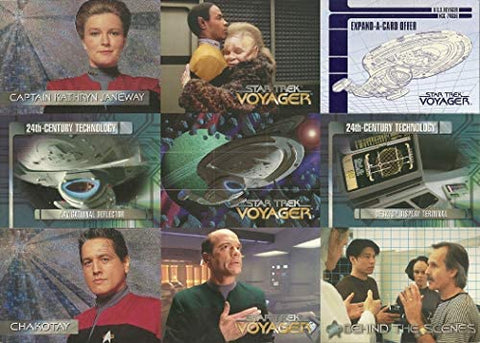 1995 Skybox Star Trek Voyager promo uncut card