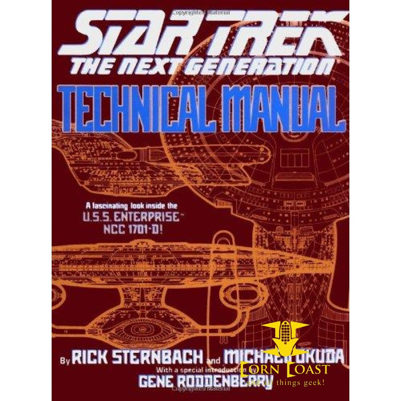 Star Trek The Next Generation: Technical Manual Paperback - Corn Coast Comics