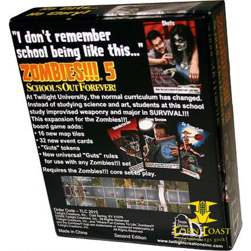 Zombies 5 Schools Out Forever - TWILIGHT CREATIONS, INC. - Corn Coast Comics
