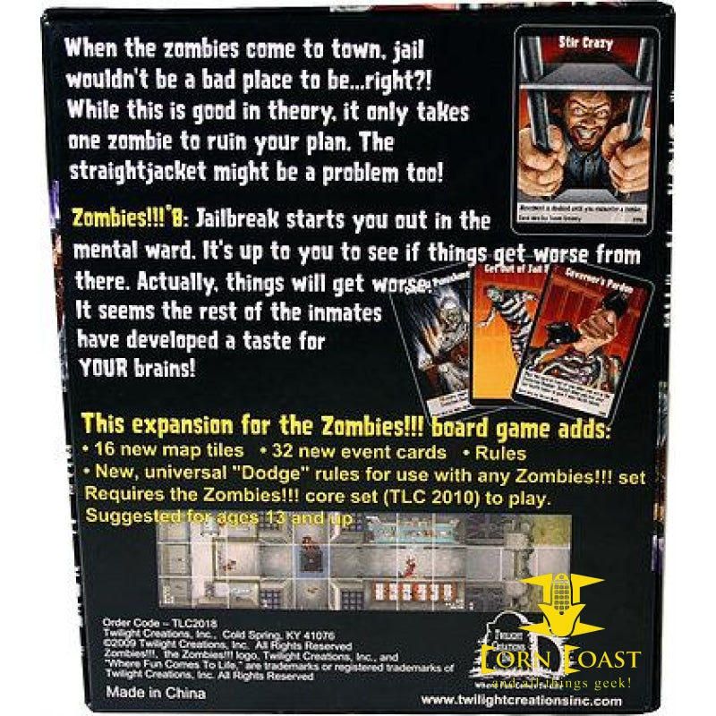 Zombies 8 Jailbreak - TWILIGHT CREATIONS, INC. - Corn Coast Comics