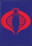 G.I. Joe Cobra Insignia Magnets 2.5" X 3.5"