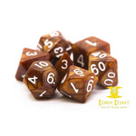 7-ct. Packs of Classic Games Roll Playing Dice-Root beer - 