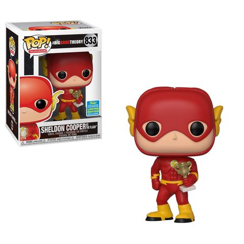 Big Bang Theory Sheldon Cooper as the Flash 2019 Limited Edition Funko Pop
